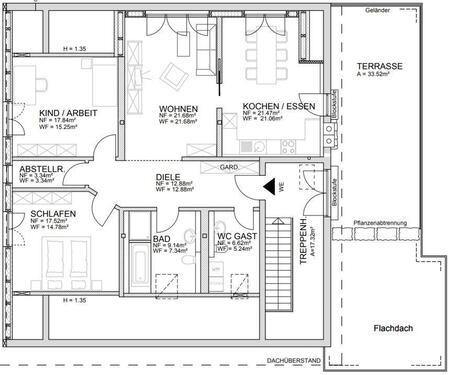 Foto - 3 Zimmer Dachgeschoßwohnung in Helmstadt