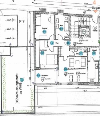 Foto - 3 Zimmer Erdgeschoßwohnung zur Miete in Tettnang