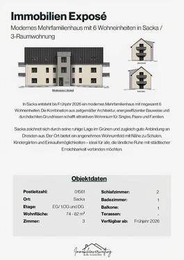 Foto - Moderne 3-Zimmerwohnung in Sacka OT Thiendorf