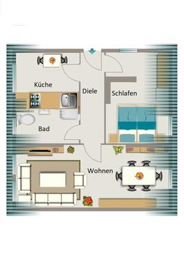 Foto - 2 Zimmer Etagenwohnung zur Miete in Duisburg