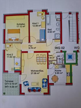 Foto - Schöne 5ZKBWc Wohnung in HD-WIEBLINGEN ab ca. Mitte April