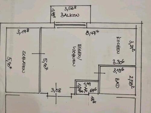 Foto - Wohnung mit Balkon - 635,00&nbsp;EUR Kaltmiete, ca.&nbsp; 70,00&nbsp;m&sup2;