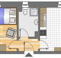 Demnächst frei! 1-Zimmer-Wohnung in Dortmund Körne (WBS erforderlich)
