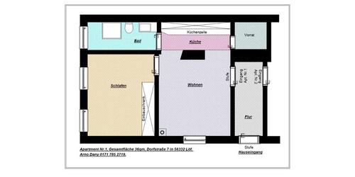 Foto - Mietwohnung - 460,00&nbsp;EUR Kaltmiete, ca.&nbsp; 36,00&nbsp;m&sup2;