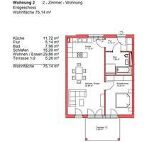 barrierefrei 2-Zi-Wohnung EG mit kleinem Gartenanteil - Kißlegg