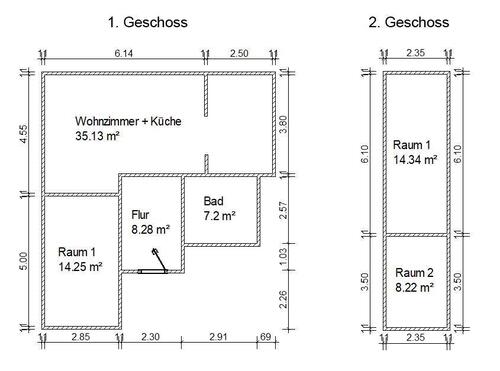 Foto - 3.5 Zimmer Maisonettenwohnung zur Miete in Plau am See
