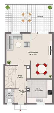 Foto - 4 Zimmer Reihenhaus in Augsburg