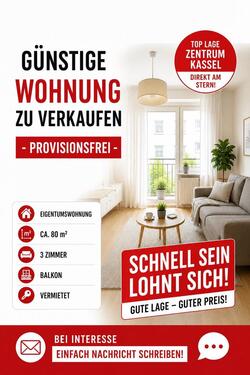 Foto - Günstige Eigentumswohnung im Zentrum von Kassel zu verkaufen
