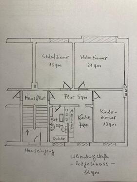 Foto - Möbelierte Wohnung in Heppens - 540,00 EUR Kaltmiete,