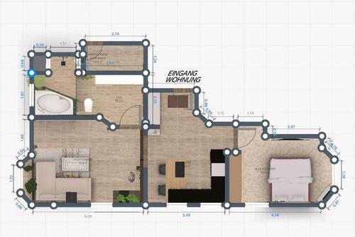Foto - 2 Zimmer Etagenwohnung zum Kaufen in Hallstadt