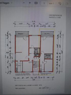 Foto - 2 Zimmer-Single-Wohnung mit Balkon in Stuttgart-Weilimdorf