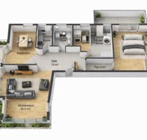 Wo Rhein-Main am schönsten ist | moderne 115,8 qm mit 3 Balkone - Königstein im Taunus