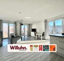 Hochwertig ausgestattete 2,5 RW mit Kamin | 2 Balkonen | EBK | Fußbodenheizung | Stellplatz | uvm. - Leipzig Ost