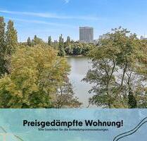 Einziehen und wohlfühlen: Hochwertige 3-Zimmer-Wohnung mit Seeblick (mietpreisgedämpft) - Düsseldorf Heerdt