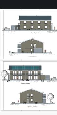 Foto - Neubau! 1. Etage, großer Balkon & Solaranlage Ankum