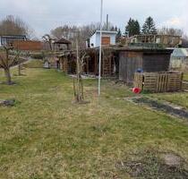 Kleingarten, Pachtgarten mit Laube Flöha