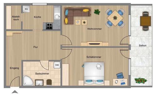 Foto - Helle 2-Zi-Wohnung mit Balkon in Emmelshausen