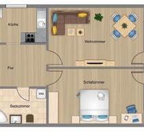 Helle 2-Zi-Wohnung mit Balkon in Emmelshausen - Koblenz