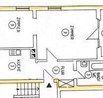 Kernsarnierte 2-Zimmer-Wohnung mit Balkon in Schweinfurt