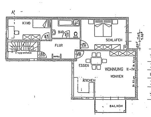 Foto - 3 Zimmer Etagenwohnung zur Miete in Dillenburg