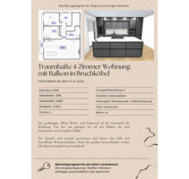 Attraktive 4-Zimmer Dachgeschosswohnung mit Balkon in Bruchköbel