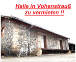 Foto - Halle mit Freifläche in 92648 Vohenstrauß günstig zu vermieten!