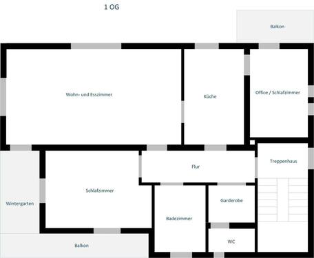 Foto - Helle 88 m2 Wohnung mit 3 Zimmern und 2 Balkonen in Bad Urach
