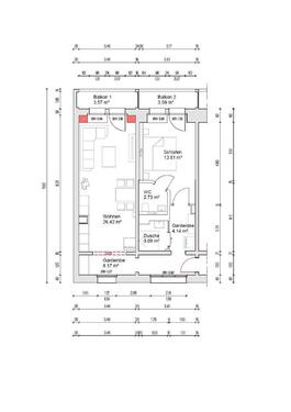 Foto - Wohnungszusammenlegung zu einer großen 2-Raum Wohnung auf Anfrage!