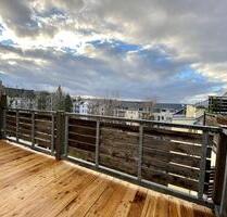 Helle renovierte 4-Raum-Maisonette-Wohnung mit großem Süd-Balkon zu vermieten - Chemnitz Hilbersdorf