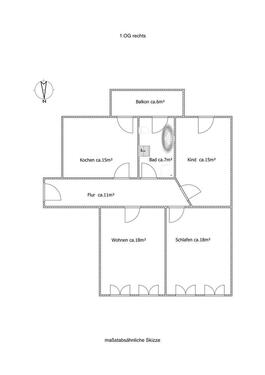 Foto - 3 Zimmer Etagenwohnung in Halle (Saale)