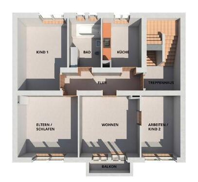 Foto - moderne Gründerzeit Wohnung in BAL, Erstbezug nach Sanierung