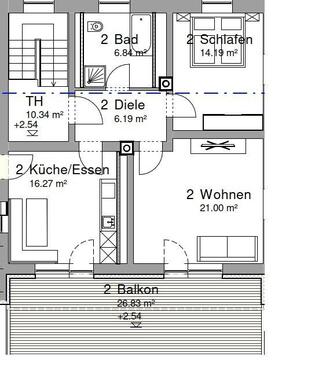 Foto - 2 Zimmer Etagenwohnung in Triftern