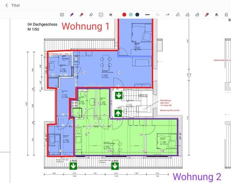 Foto - Sanierte 2 Zimmer Dachgeschosswohnung