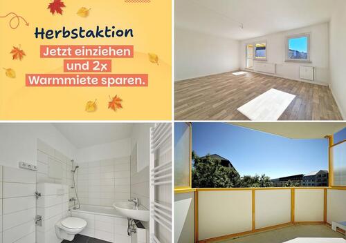 Foto - 2 Warmmieten geschenkt*: Balkonwohnung mit Aussicht, Spielplatz und Einkaufsmöglichkeiten vor Ort
