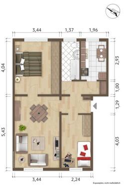 Foto - Etagenwohnung zur Miete in Hoyerswerda