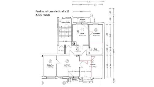 Foto - 5 Zimmer Etagenwohnung zur Miete in Falkenstein/Vogtland