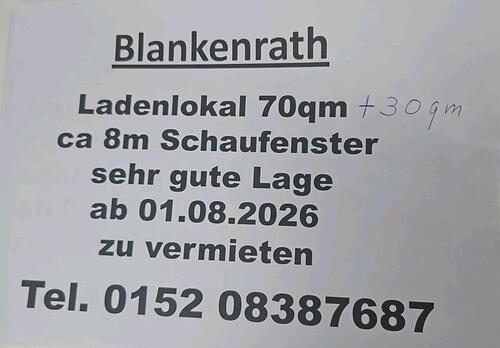 Foto - Ladenlokal in Blankenrath - 300,00&nbsp;EUR Kaltmiete, ca.&nbsp; 30,00&nbsp;m&sup2;