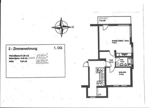 Foto - 2 Zimmer Etagenwohnung zum Kaufen in Passau