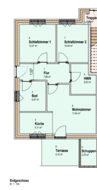 Foto - 3 Zimmer Etagenwohnung zur Miete in Burg (Dithmarschen)