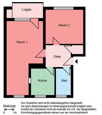 Foto - 2 Zimmer Etagenwohnung zur Miete in Geseke