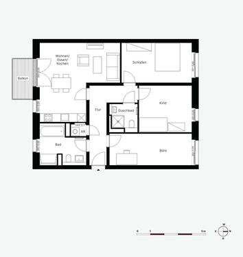 Foto - 4 Zimmer Etagenwohnung in Hamburg