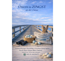 Ferienwohnung Zingst Ostsee – ruhig & zentral – BalkonTerrasse –