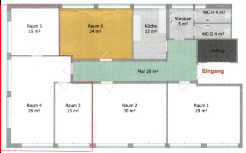 Foto - Ruhiges Büro mit 3 Räumen (58 m²) in Gauting – Bürogemeinschaft