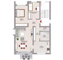 Attraktive 3-Zimmer-Wohnung mit Balkon in Durmersheim - Rheinstetten