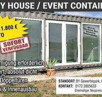 Tiny Haus TOP Zustand Event Container Tiny Container Gartenhaus - Müncheberg