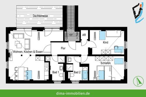 Foto - 3 Zimmer Etagenwohnung zur Miete in Schkeuditz