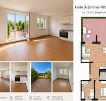 Schöne 3-Zimmer-Wohnung (71 m²), mit großen Garten - Halle (Saale) Nietleben