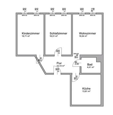 Foto - Etagenwohnung in Aschersleben