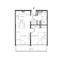 2 zimmer wohnung für 2 monate untermietung - Regensburg Ganghofersiedlung