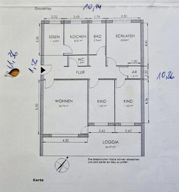 Foto - 4 Zimmer Etagenwohnung zum Kaufen in Schwentinental